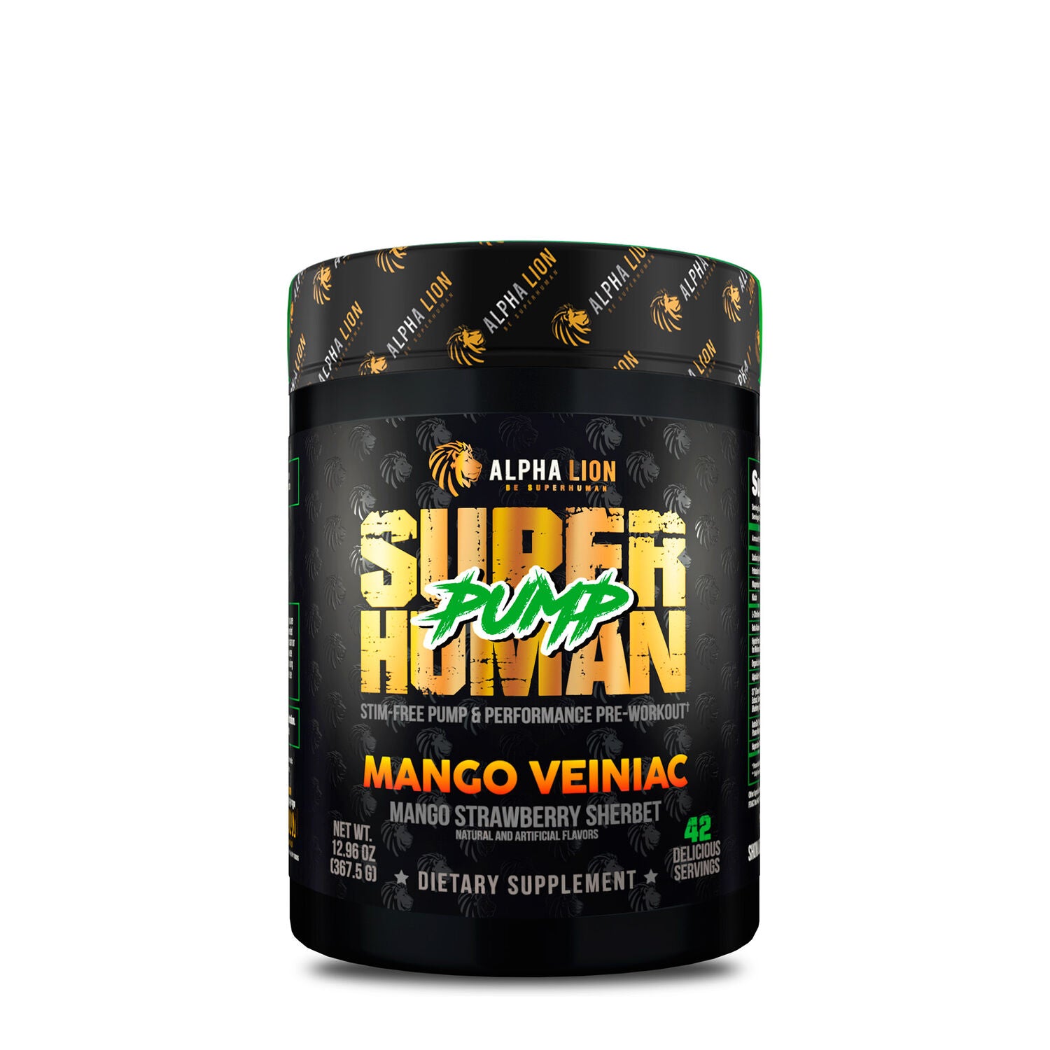 Alpha Lion Super Human Extreme Pre Workout Mango Veiniac