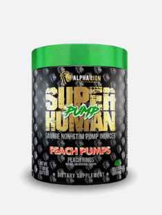 Alpha Lion Super Human Extreme Pre Workout Peach Pumps