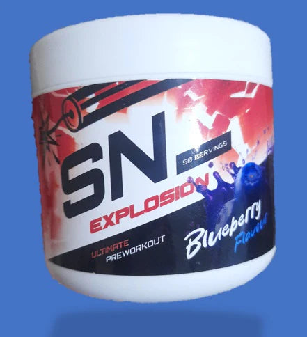 SN Explosion Ultimate Pre Workout Blueberry Flavour