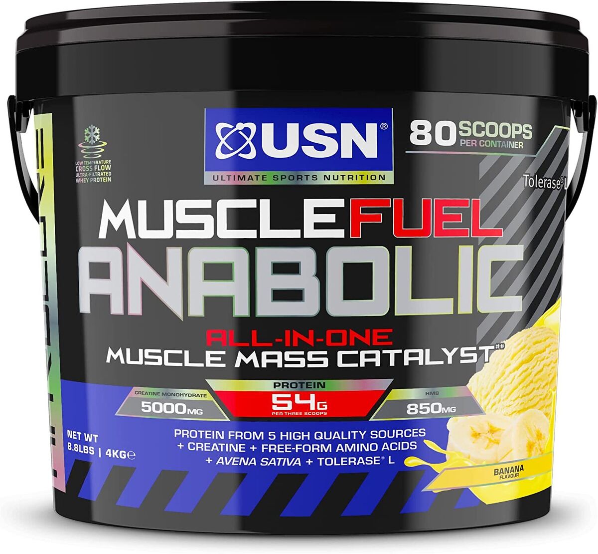 USN Muscle Fuel Anabolic 4kg Banana